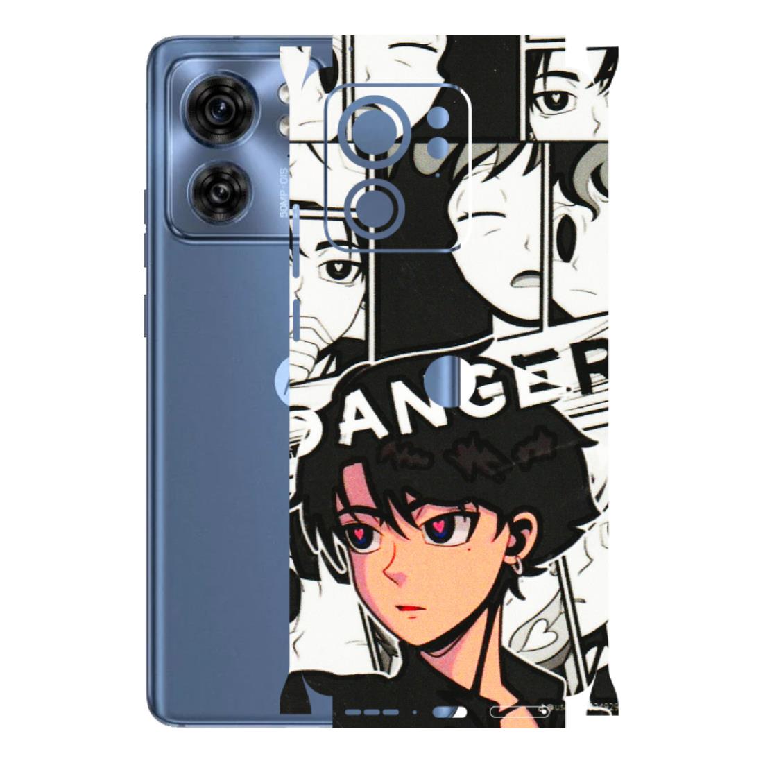Motorola Phone Skins (All Models) - Danger Anime - 3D Embossed Finish (L-155) Moto Edge 40 (5G)