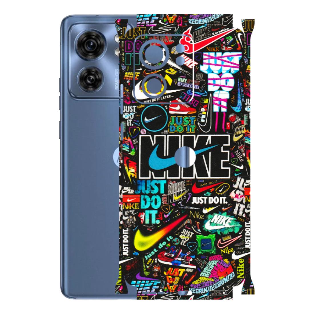 Motorola Phone Skins (All Models) - Just Do It Doodles - 3D Embossed Finish (L-166) Moto Edge 40 (5G)
