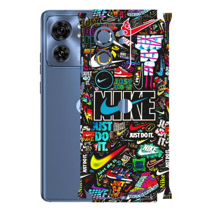 Motorola Phone Skins (All Models) - Just Do It Doodles - 3D Embossed Finish (L-166) Moto Edge 40 (5G)