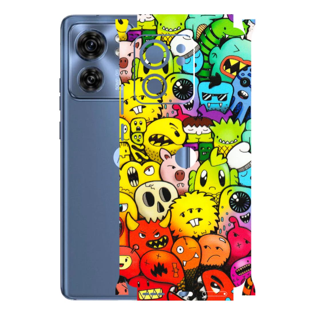 Motorola Phone Skins (All Models) - Angry Funkies - 3D Embossed Finish (L-169) Moto Edge 40 (5G)