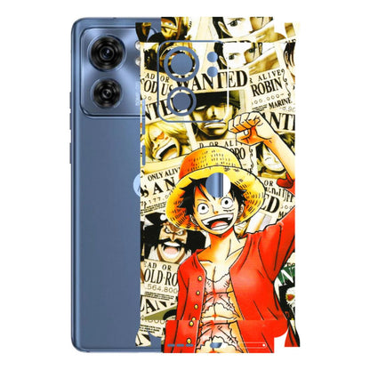 Motorola Phone Skins (All Models) - Luffy Anime - 3D Embossed Finish (L-177) Moto Edge 40 (5G)