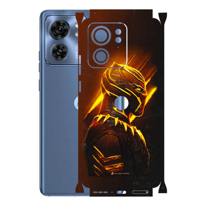 Motorola Phone Skins (All Models) - Gold Black Panther - 3D Embossed Finish (L-181) Moto Edge 40 (5G)