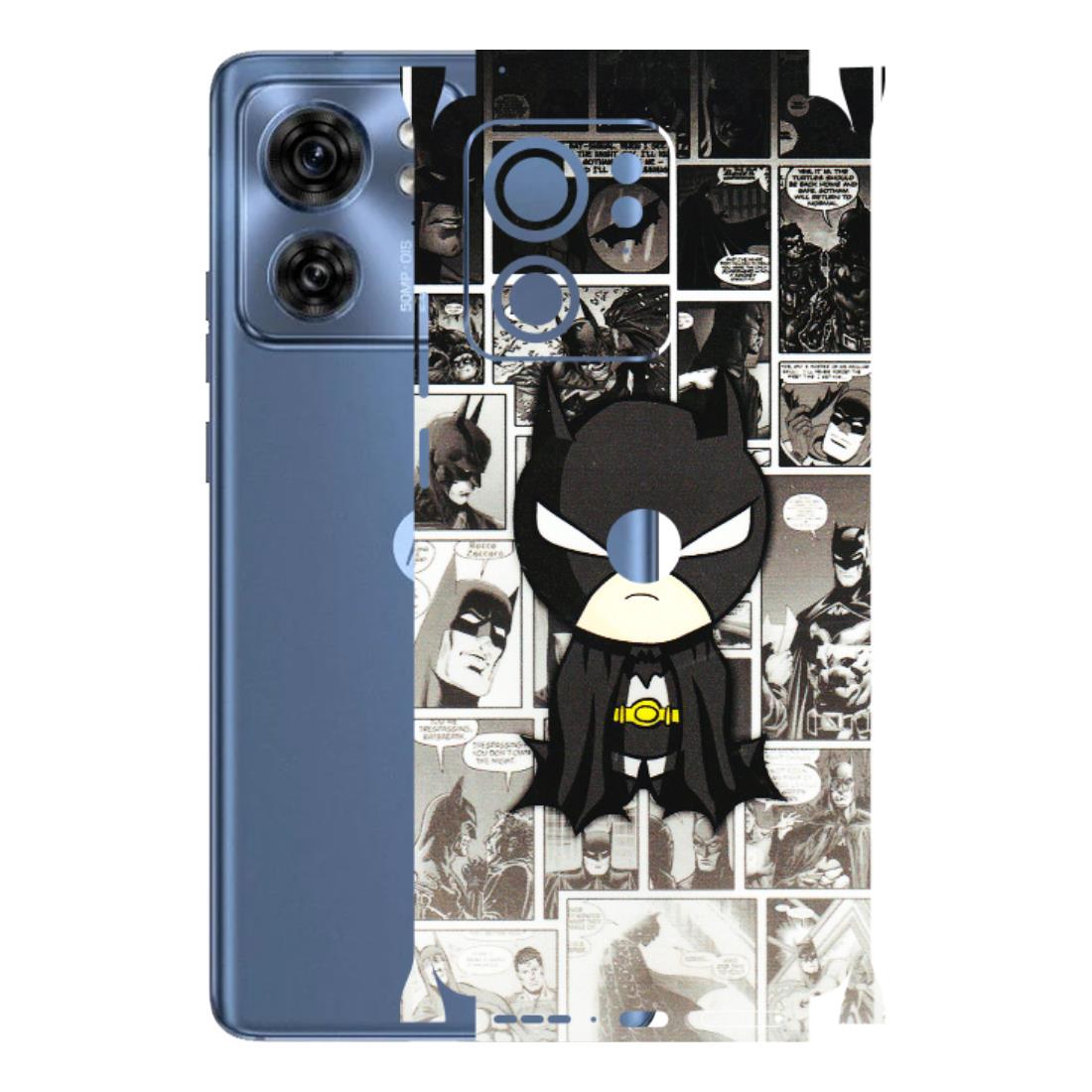 Motorola Phone Skins (All Models) - Toon Batman - 3D Embossed Finish (L-182) Moto Edge 40 (5G)