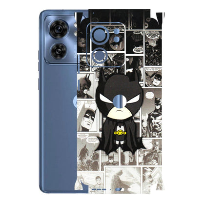 Motorola Phone Skins (All Models) - Toon Batman - 3D Embossed Finish (L-182) Moto Edge 40 (5G)