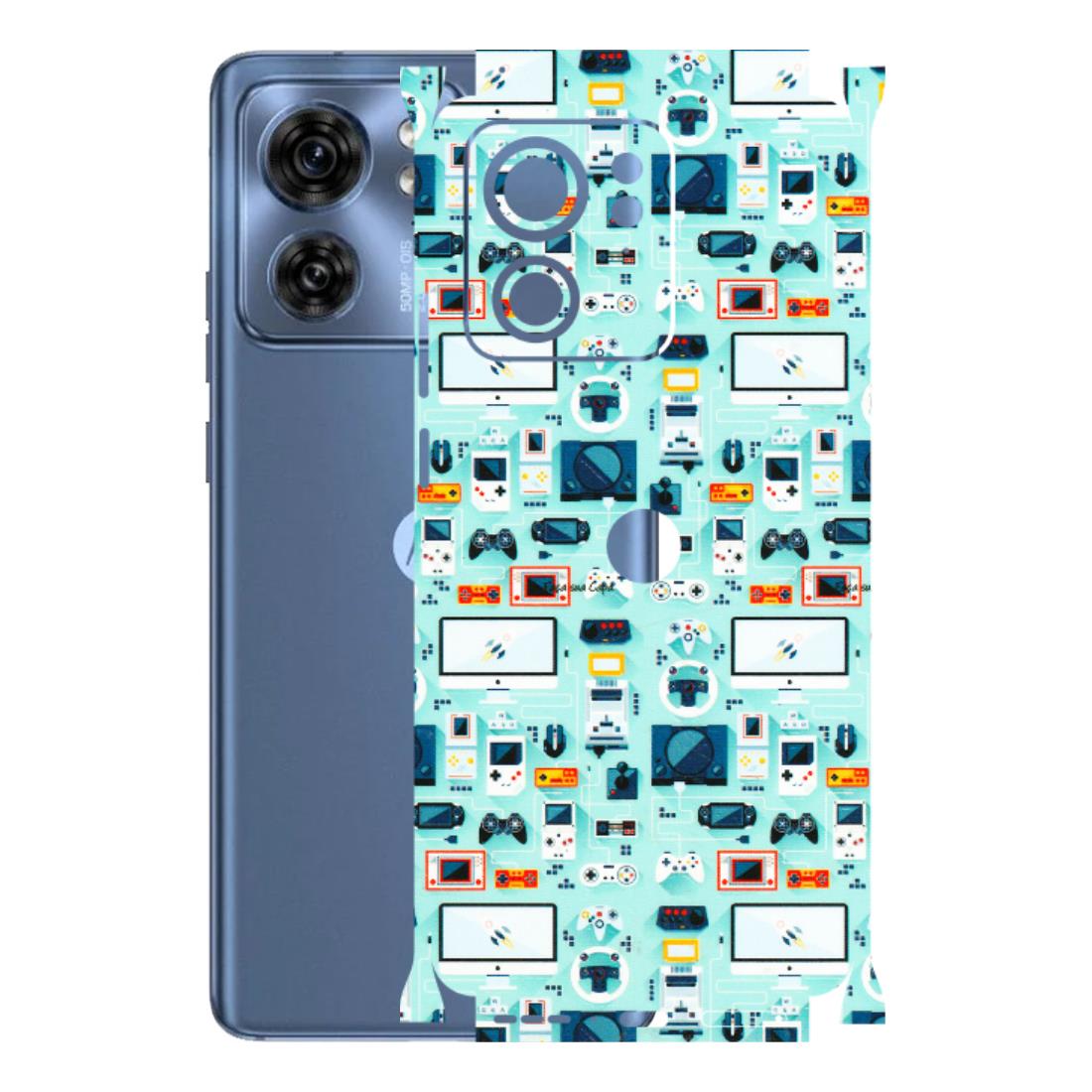 Motorola Phone Skins (All Models) - Gadgets Doodle - 3D Embossed Finish (L-184) Moto Edge 40 (5G)