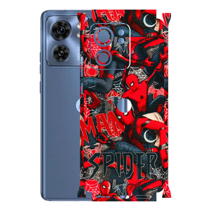 Motorola Phone Skins (All Models) - SpiderMan Cool - 3D Embossed Finish (L-188) Moto Edge 40 (5G)