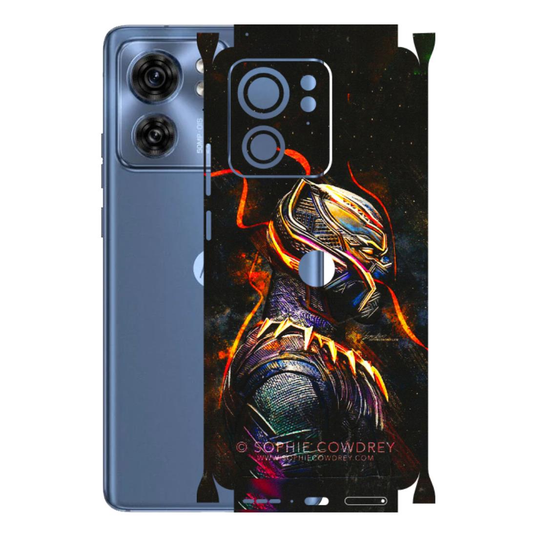 Motorola Phone Skins (All Models) - Black Panther - 3D Embossed Finish (L-190) Moto Edge 40 (5G)