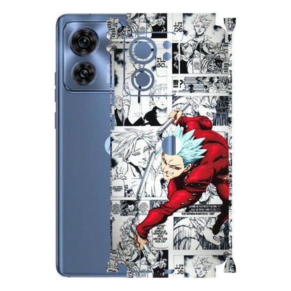 Motorola Phone Skins (All Models) - Anime Comic - 3D Embossed Finish (L-192) Moto Edge 40 (5G)