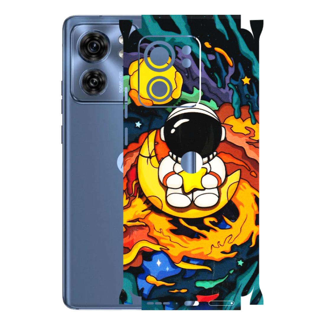 Motorola Phone Skins (All Models) - Baby Astronaut - 3D Embossed Finish (L-197) Moto Edge 40 (5G)