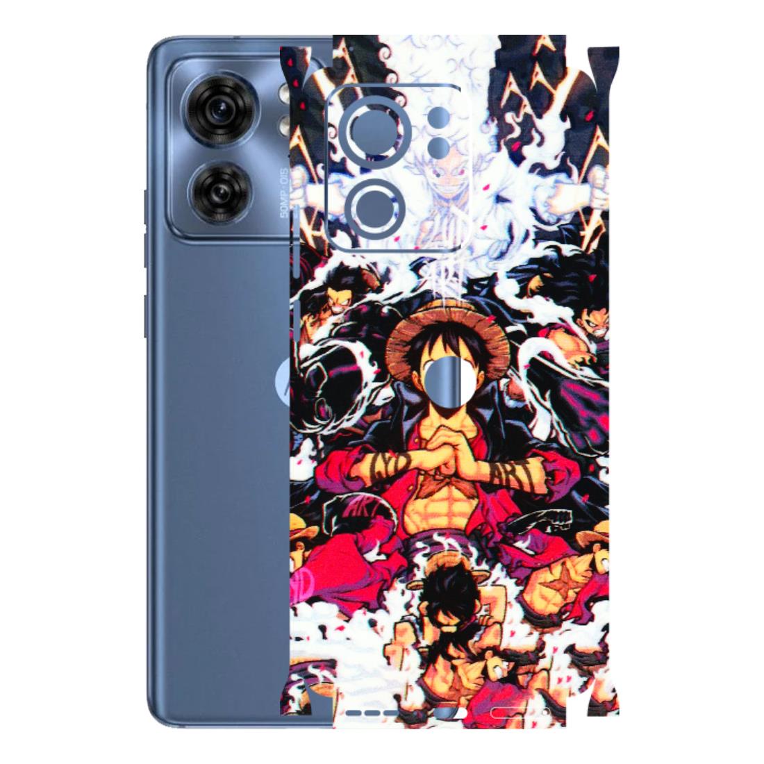 Motorola Phone Skins (All Models) - Luffy Anime Character - 3D Embossed Finish (L-203) Moto Edge 40 (5G)