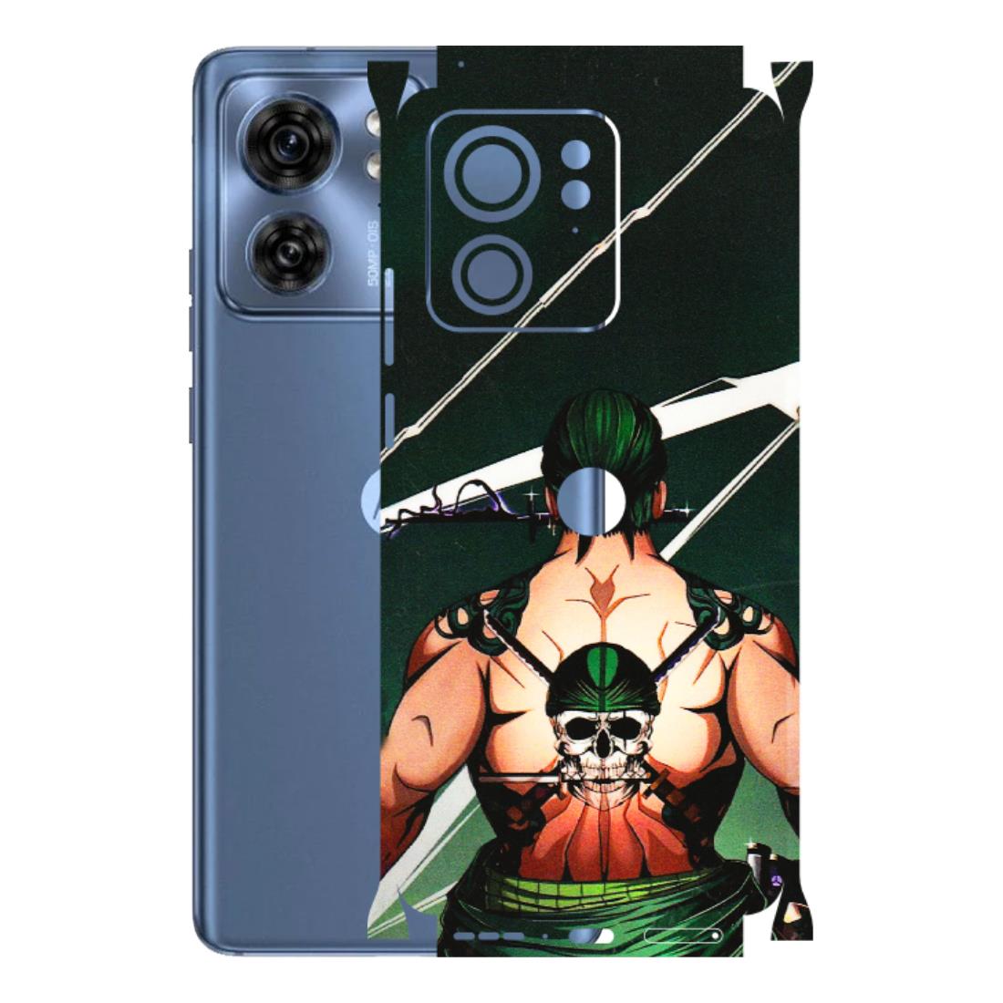 Motorola Phone Skins (All Models) - Zoro Anime - 3D Embossed Finish (L-23) Moto Edge 40 (5G)