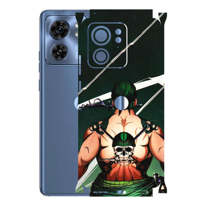 Motorola Phone Skins (All Models) - Zoro Anime - 3D Embossed Finish (L-23) Moto Edge 40 (5G)