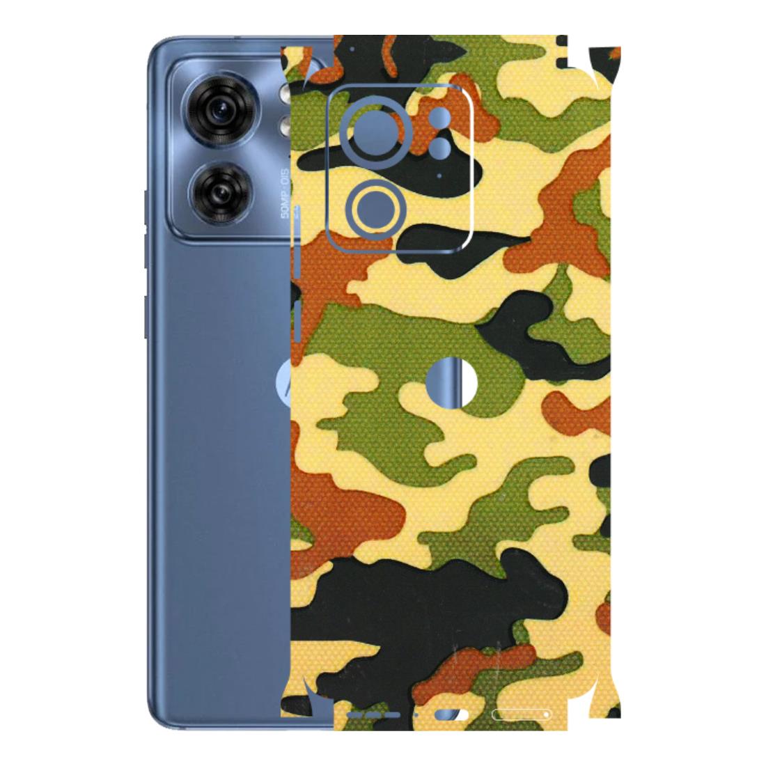 Motorola Phone Skins (All Models) - Indian Military - 3D Embossed Finish (L-234) Moto Edge 40 (5G)