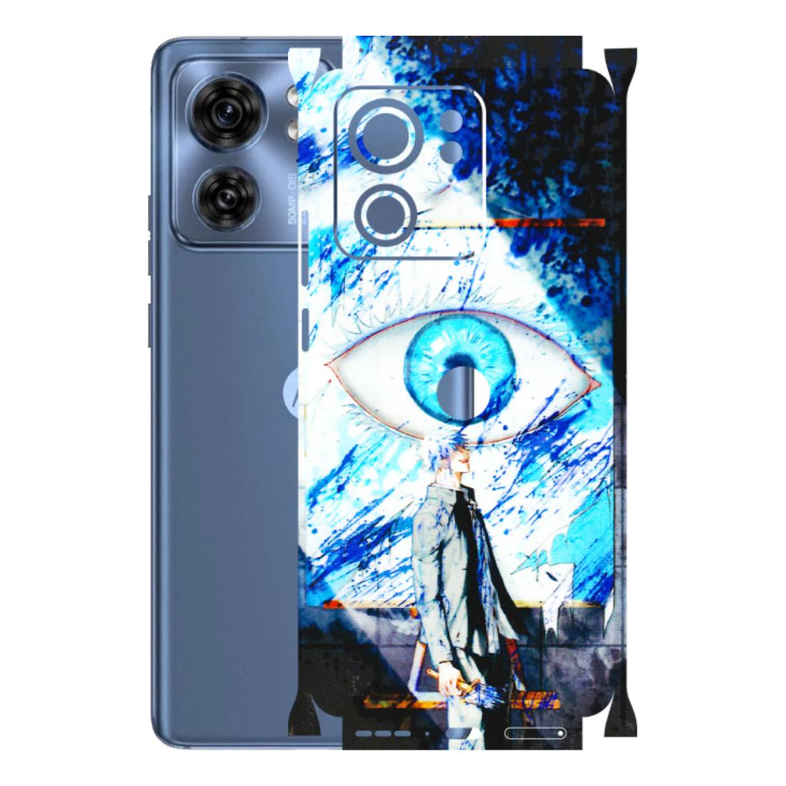 Motorola Phone Skins (All Models) - Gojo Satoru evil eye - 3D Embossed Finish (L-239) Moto Edge 40 (5G)