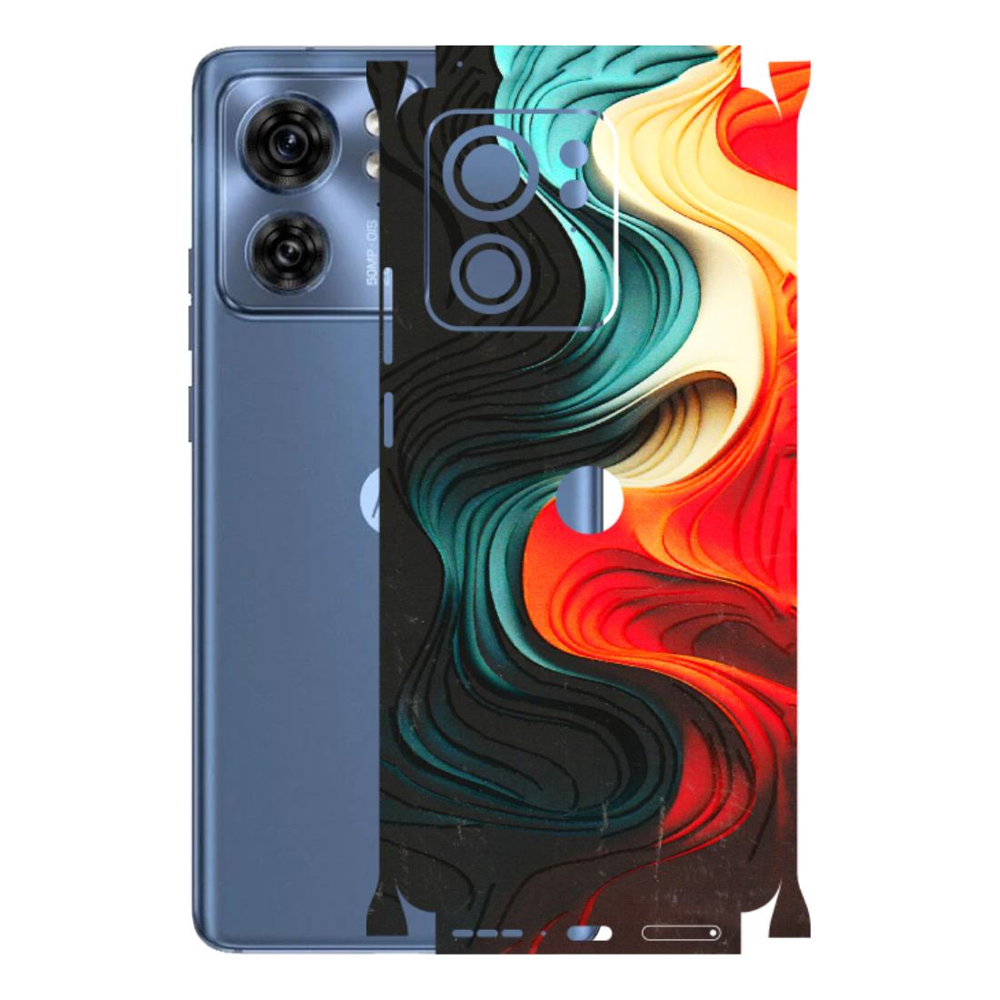 Motorola Phone Skins (All Models) - The Silky Swirl - 3D Embossed Finish (L-240) Moto Edge 40 (5G)