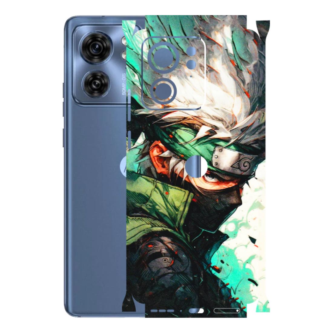 Motorola Phone Skins (All Models) - Kakashi Side Profile - 3D Embossed Finish (L-249) Moto Edge 40 (5G)