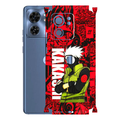 Motorola Phone Skins (All Models) - Kakashi Red Anime - 3D Embossed Finish (L-251) Moto Edge 40 (5G)