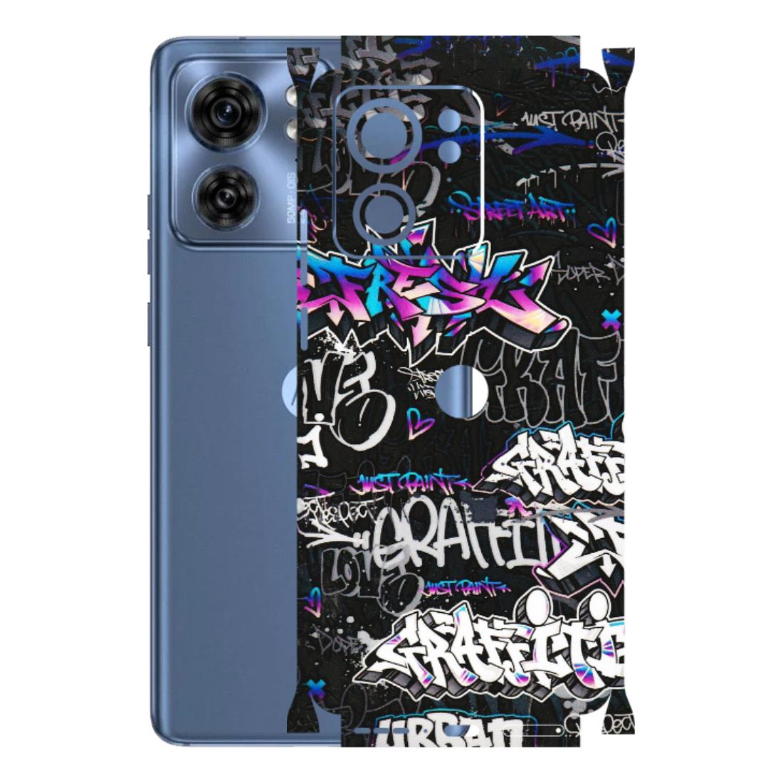 Motorola Phone Skins (All Models) - Graffiti Killer - 3D Embossed Finish (L-274) Moto Edge 40 (5G)
