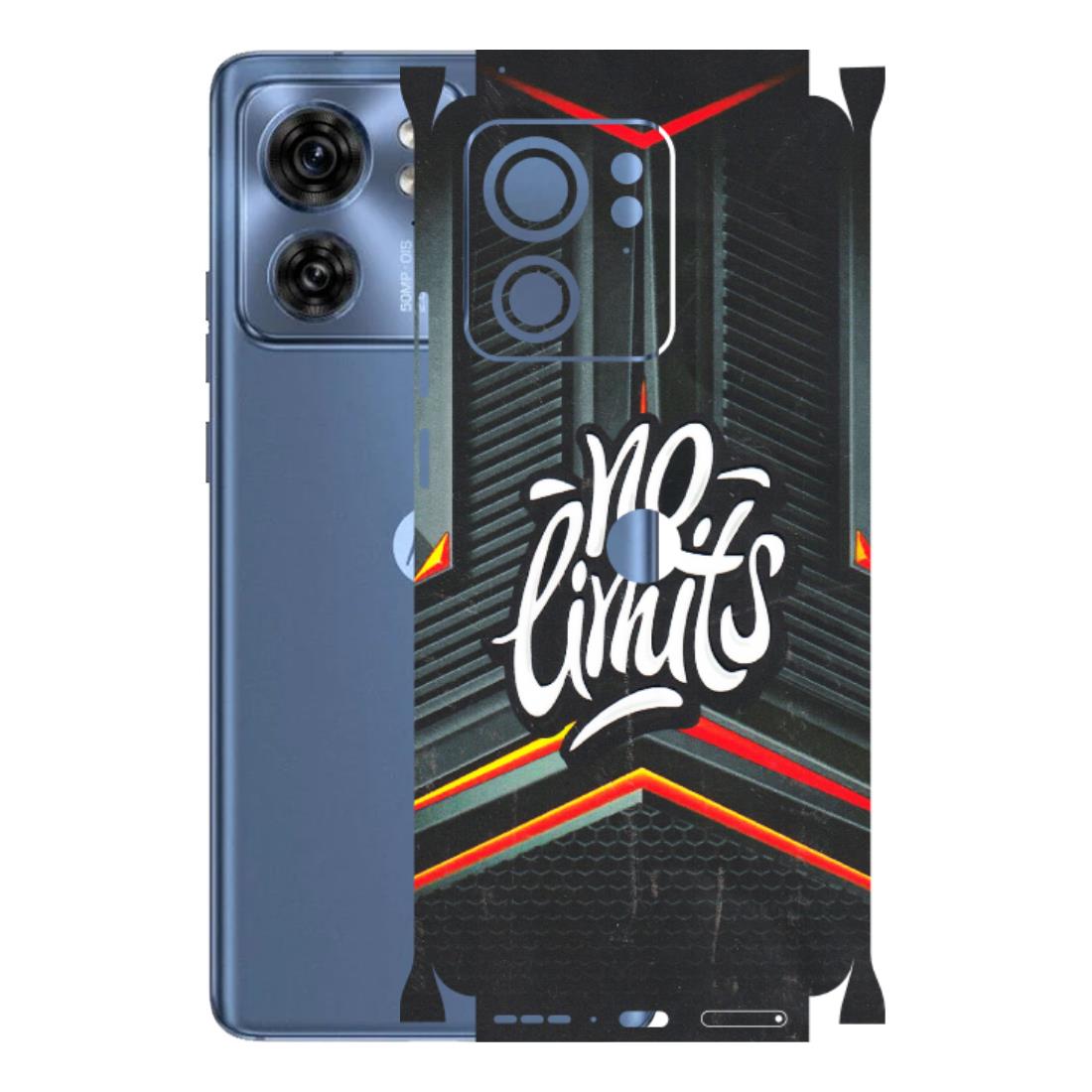 Motorola Phone Skins (All Models) - No Limits - 3D Embossed Finish (L-286) Moto Edge 40 (5G)