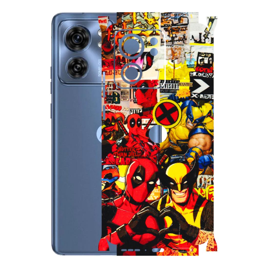 Motorola Phone Skins (All Models) - Spidy Wolverine - 3D Embossed Finish (L-310) Moto Edge 40 (5G)