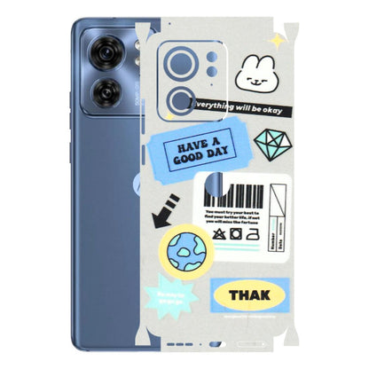 Motorola Phone Skins (All Models) - Will Be Okay Design - 3D Embossed Finish (L-316) Moto Edge 40 (5G)