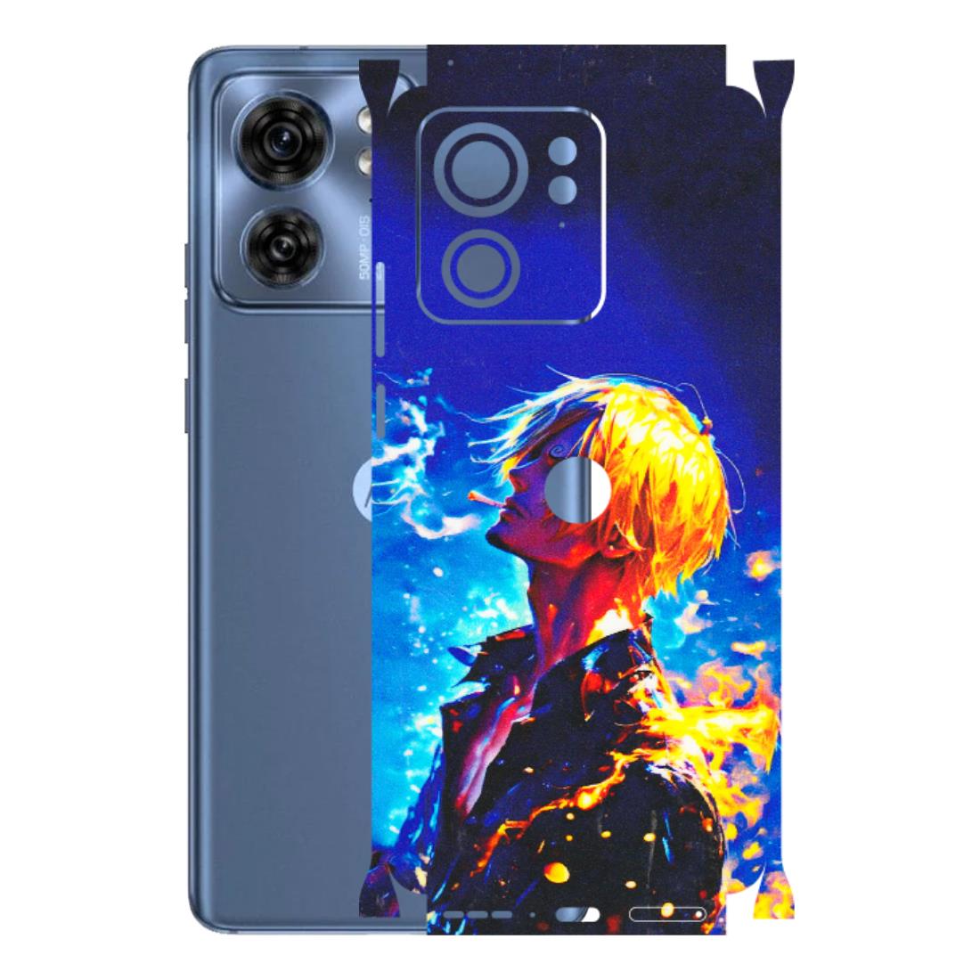 Motorola Phone Skins (All Models) - Sanji Vinsmoke One Piece - 3D Embossed Finish (L-319) Moto Edge 40 (5G)