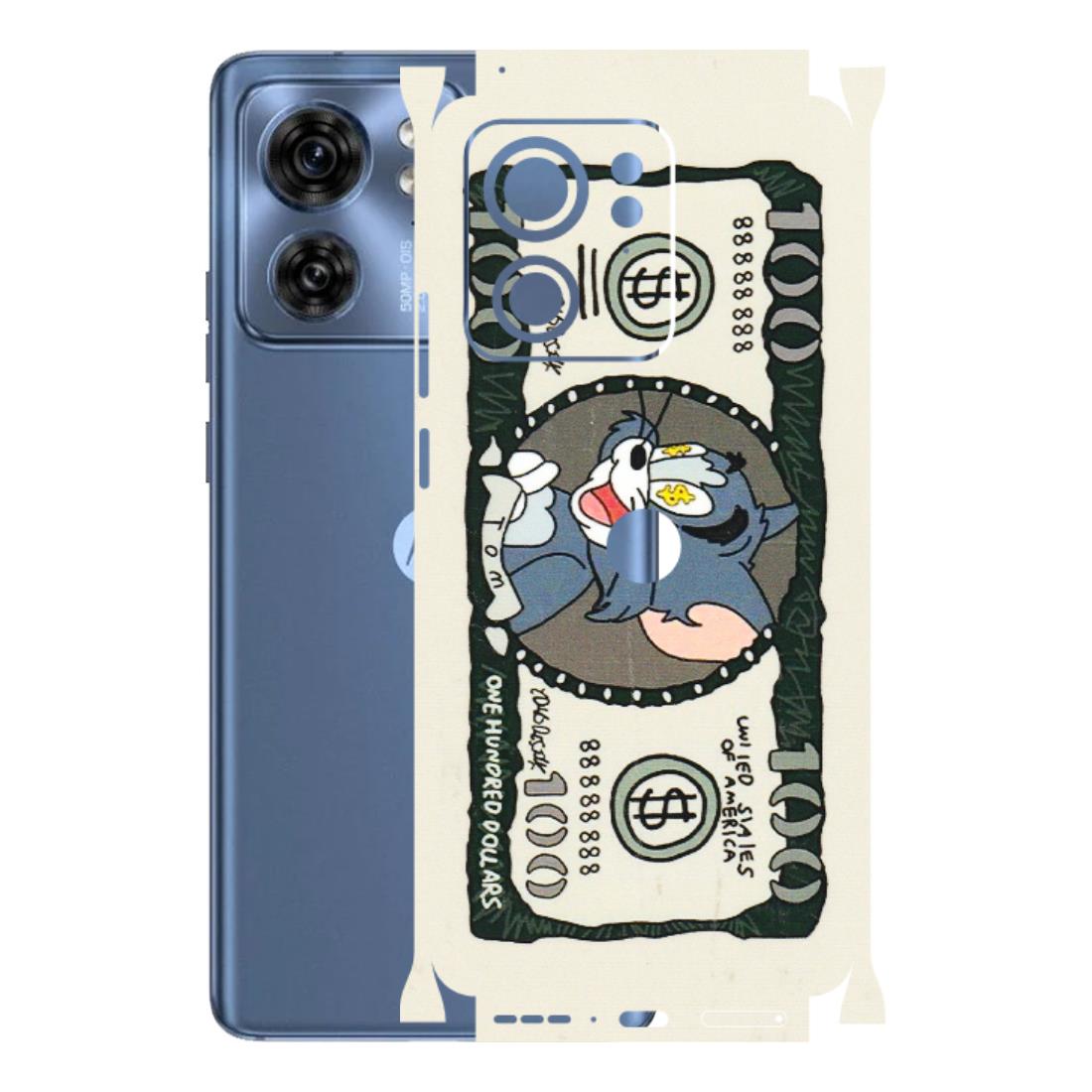 Motorola Phone Skins (All Models) - Tom Hundred Dollar - 3D Embossed Finish (L-324) Moto Edge 40 (5G)