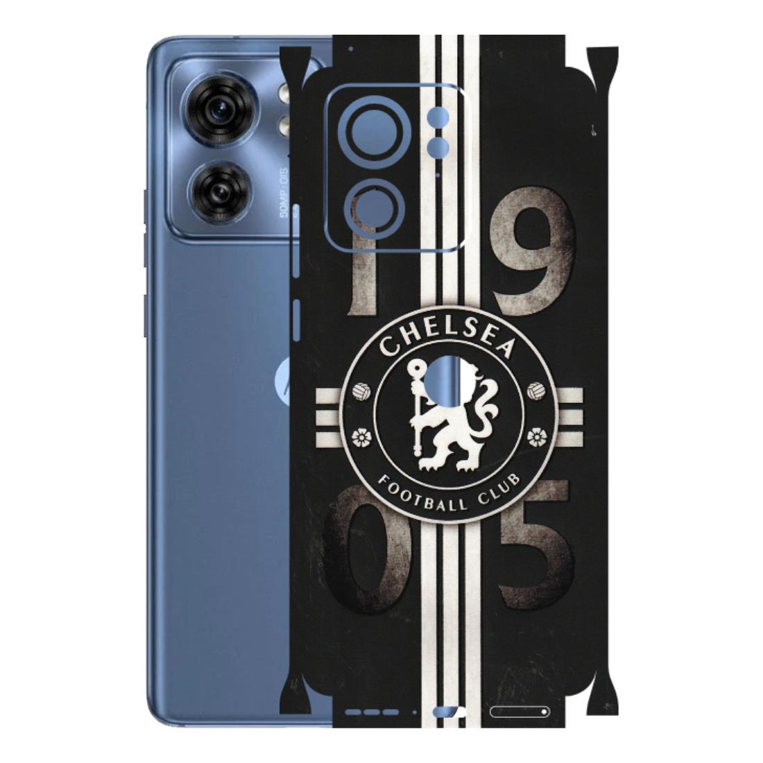 Motorola Phone Skins (All Models) - Chelsea Fan Club - 3D Embossed Finish (L-36) Moto Edge 40 (5G)