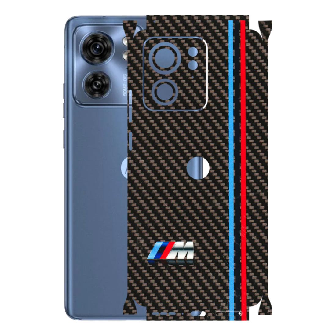 Motorola Phone Skins (All Models) - BM Carbon Fiber Feels - 3D Embossed Finish (L-38) Moto Edge 40 (5G)