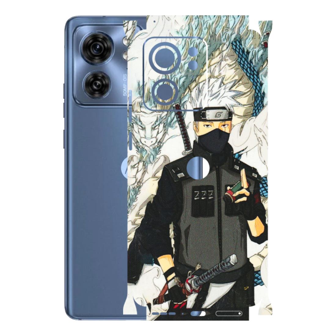 Motorola Phone Skins (All Models) - Kakashi Hatake Naruto Anime - 3D Embossed Finish (L-46) Moto Edge 40 (5G)