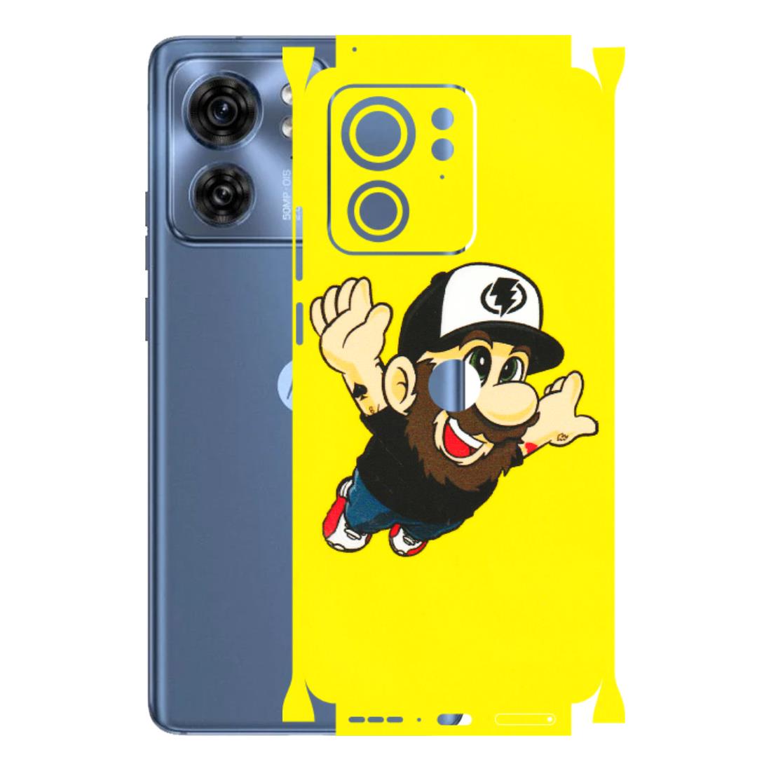 Motorola Phone Skins (All Models) - Flying Beardo - 3D Embossed Finish (L-60) Moto Edge 40 (5G)