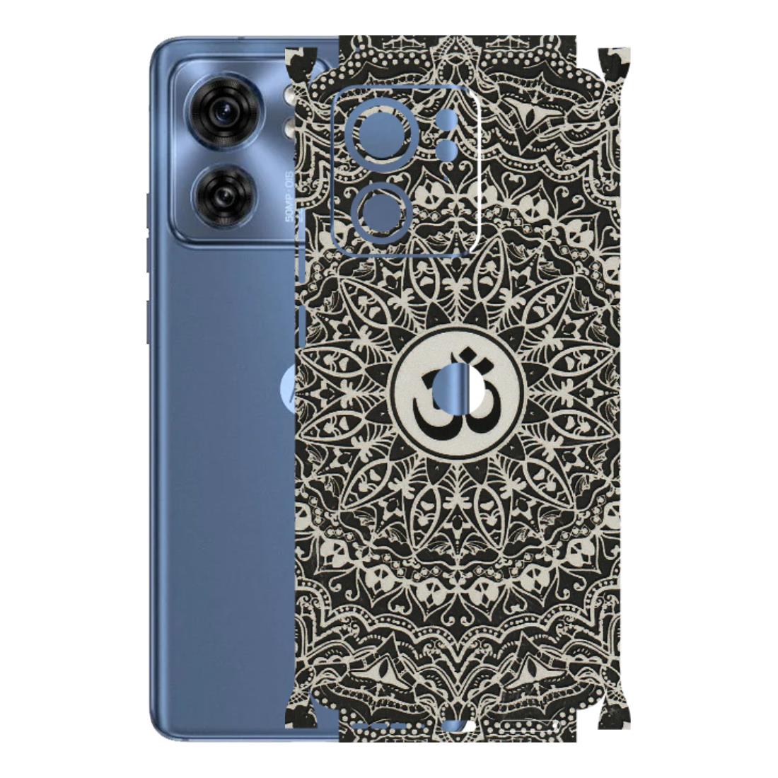 Motorola Phone Skins (All Models) - Aum Elegant Mandala - 3D Embossed Finish (L-62) Moto Edge 40 (5G)