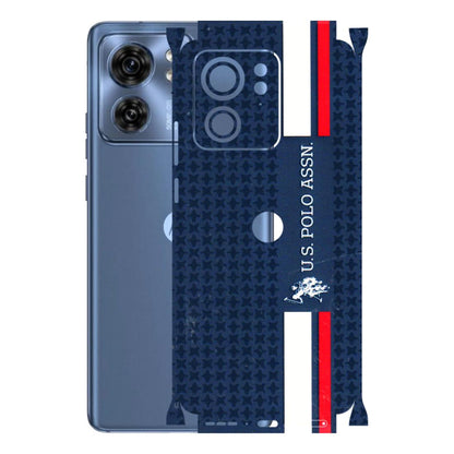 Motorola Phone Skins (All Models) - US POLO Designer Brand - 3D Embossed Finish (L-65) Moto Edge 40 (5G)