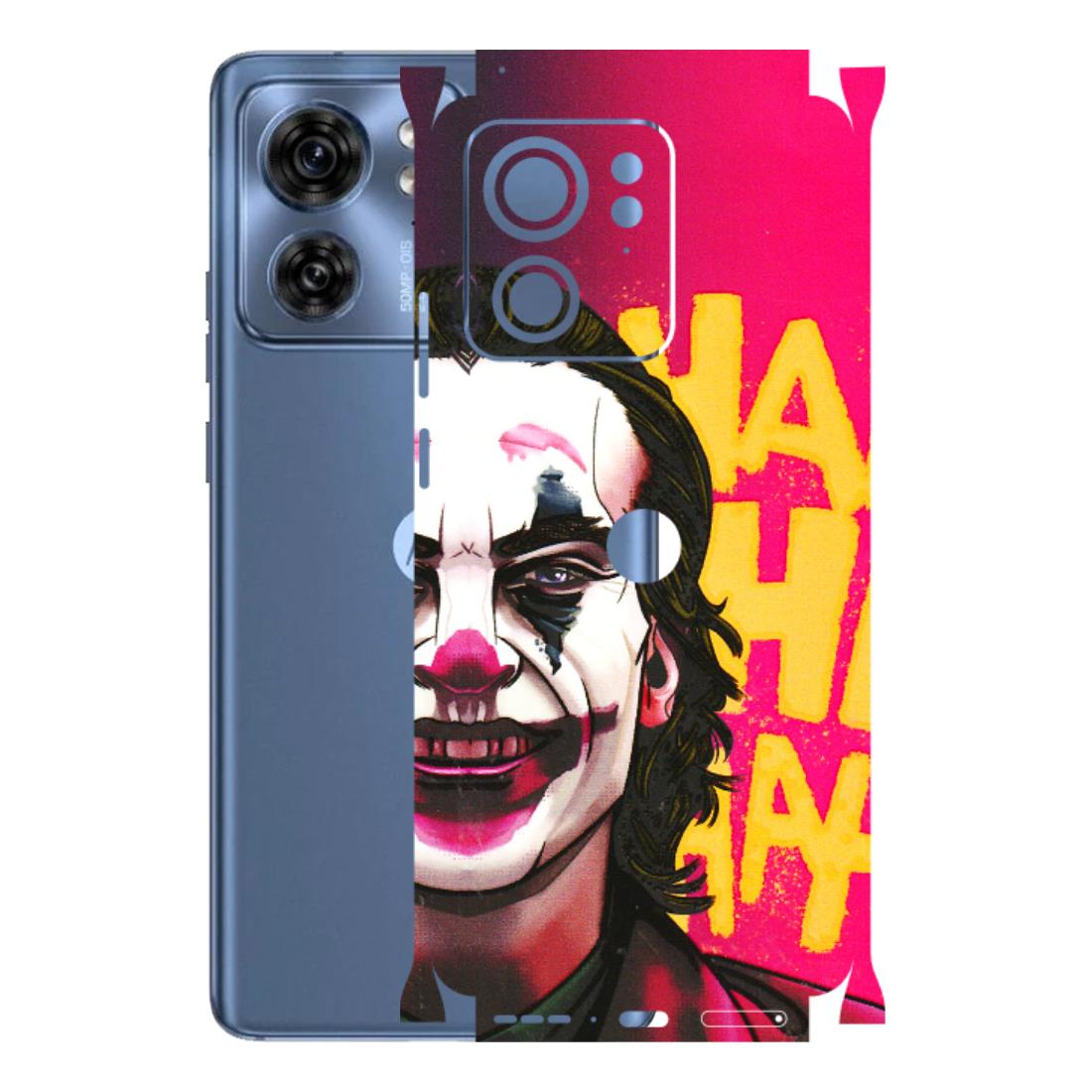 Motorola Phone Skins (All Models) - Joker Evil Laugh - 3D Embossed Finish (L-97) Moto Edge 40 (5G)