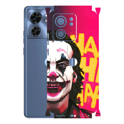 Motorola Phone Skins (All Models) - Joker Evil Laugh - 3D Embossed Finish (L-97) Moto Edge 40 (5G)