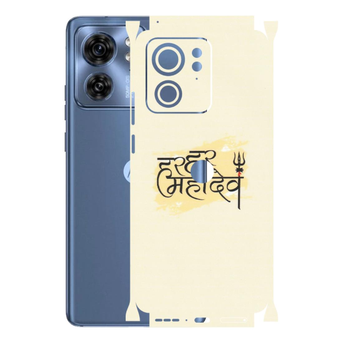 Motorola Phone Skins (All Models) - Har Har Mahadev - Matte Finish (M-10) Moto Edge 40 (5G)