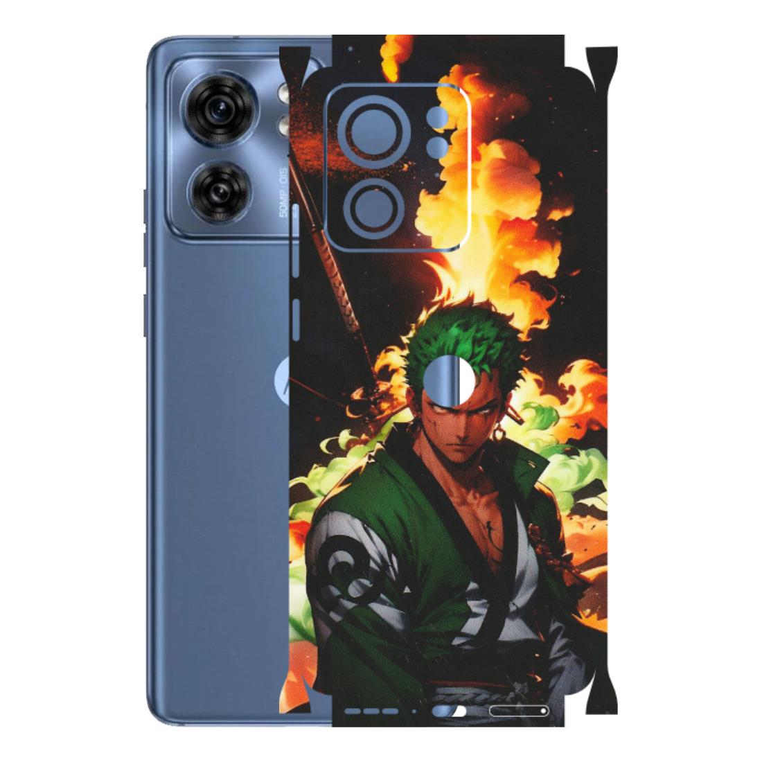 Motorola Phone Skins (All Models) - Roronoa Zoro - Matte Finish (M-102) Moto Edge 40 (5G)