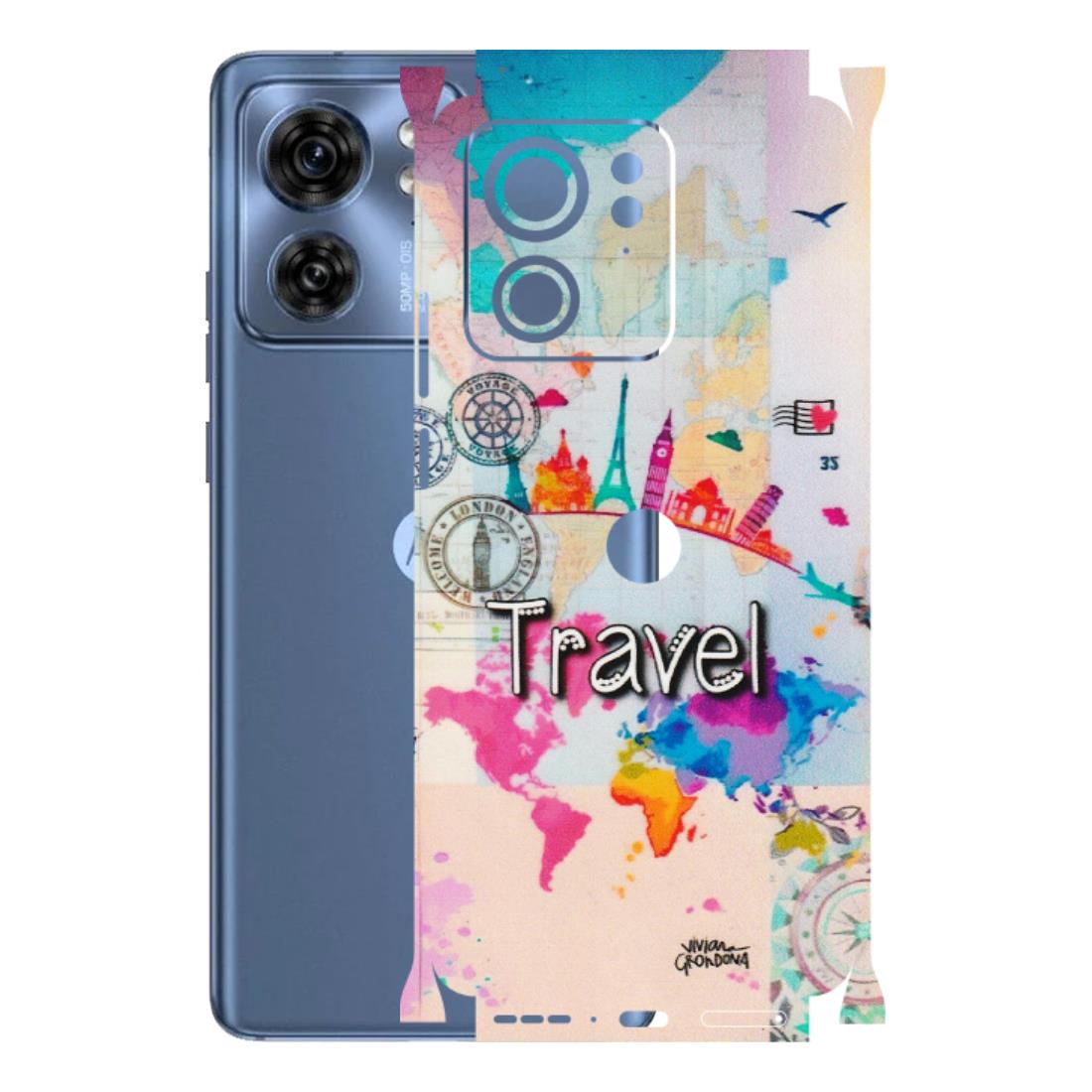 Motorola Phone Skins (All Models) - Travel The Wonders - Matte Finish (M-108) Moto Edge 40 (5G)