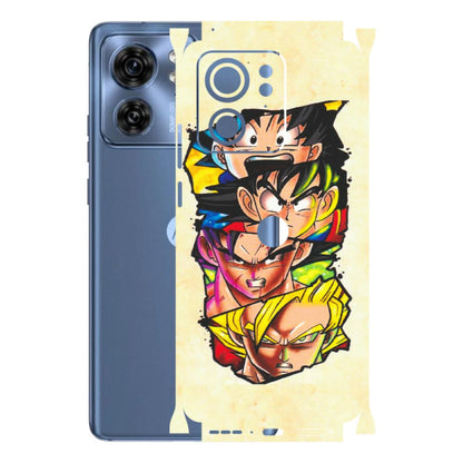 Motorola Phone Skins (All Models) - Angry Multi Anime - Matte Finish (M-113) Moto Edge 40 (5G)