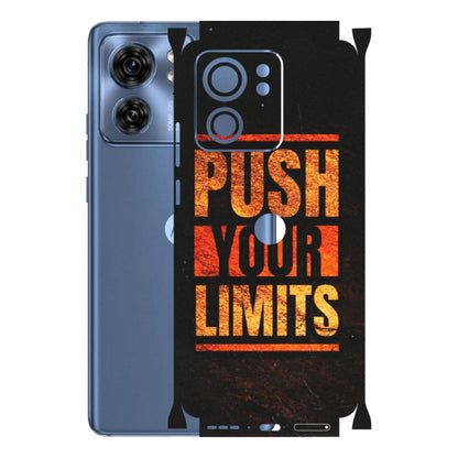 Motorola Phone Skins (All Models) - Push Your Limits - Matte Finish (M-118) Moto Edge 40 (5G)