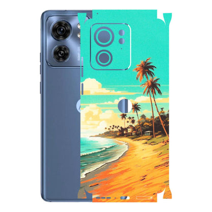 Motorola Phone Skins (All Models) - Miami Beach - Matte Finish (M-136) Moto Edge 40 (5G)