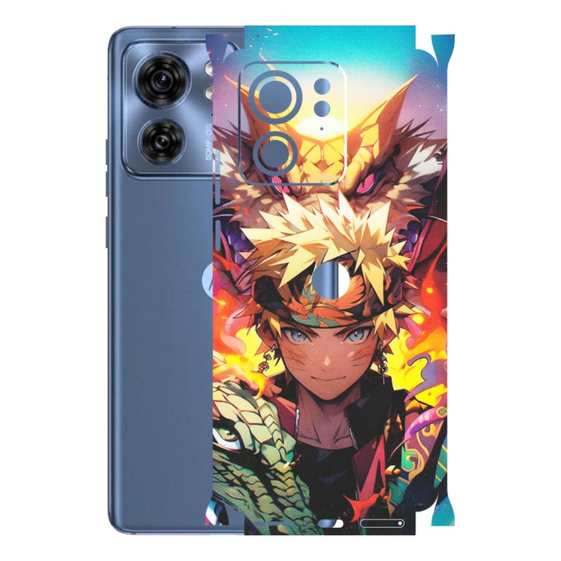 Motorola Phone Skins (All Models) - Angry Naruto Anime - Matte Finish (M-148) Moto Edge 40 (5G)