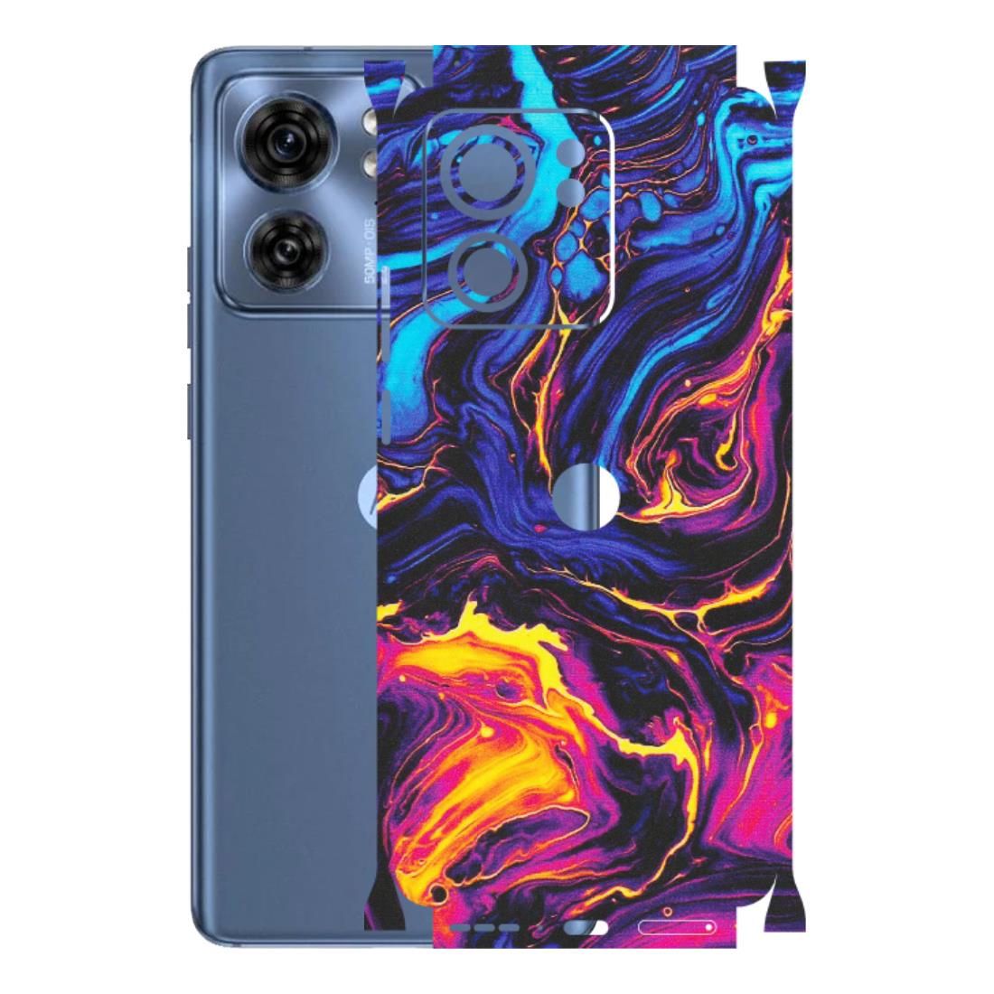 Motorola Phone Skins (All Models) - Abstract Paint Classy - Matte Finish (M-15) Moto Edge 40 (5G)