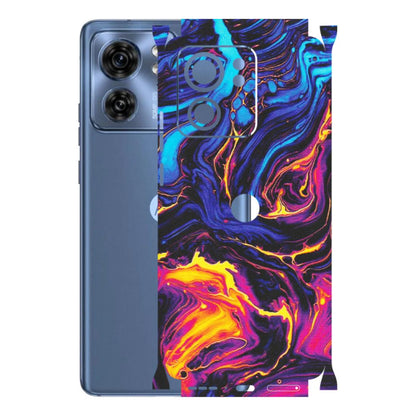 Motorola Phone Skins (All Models) - Abstract Paint Classy - Matte Finish (M-15) Moto Edge 40 (5G)