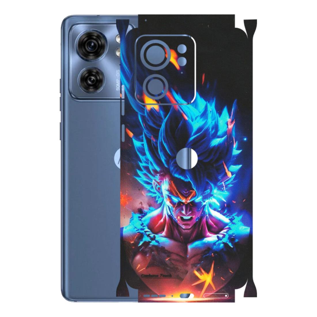 Motorola Phone Skins (All Models) - Angry Goku Dragon Ball Anime - Matte Finish (M-150) Moto Edge 40 (5G)