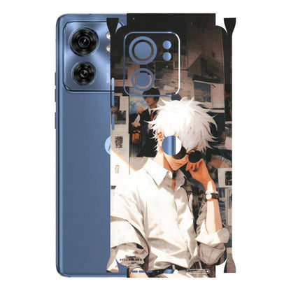 Motorola Phone Skins (All Models) - Gojo Satoru Jujustu Kaisen Anime - Matte Finish (M-156) Moto Edge 40 (5G)