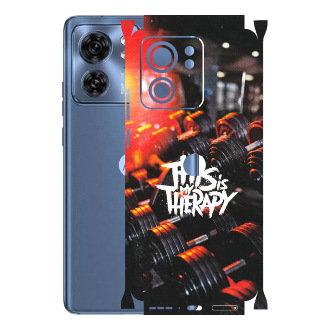 Motorola Phone Skins (All Models) - GYM Lover Therapy - Matte Finish (M-160) Moto Edge 40 (5G)