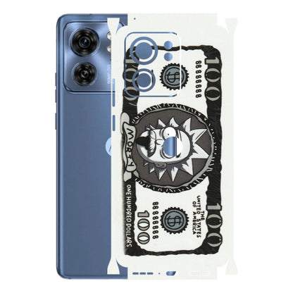 Motorola Phone Skins (All Models) - Rick And Morty Hundred Dollar Anime - Matte Finish (M-161) Moto Edge 40 (5G)