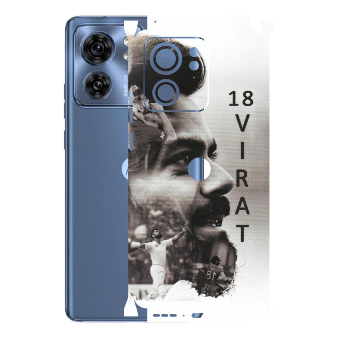 Motorola Phone Skins (All Models) - Virat Kohli Cricketer - Matte Finish (M-163) Moto Edge 40 (5G)