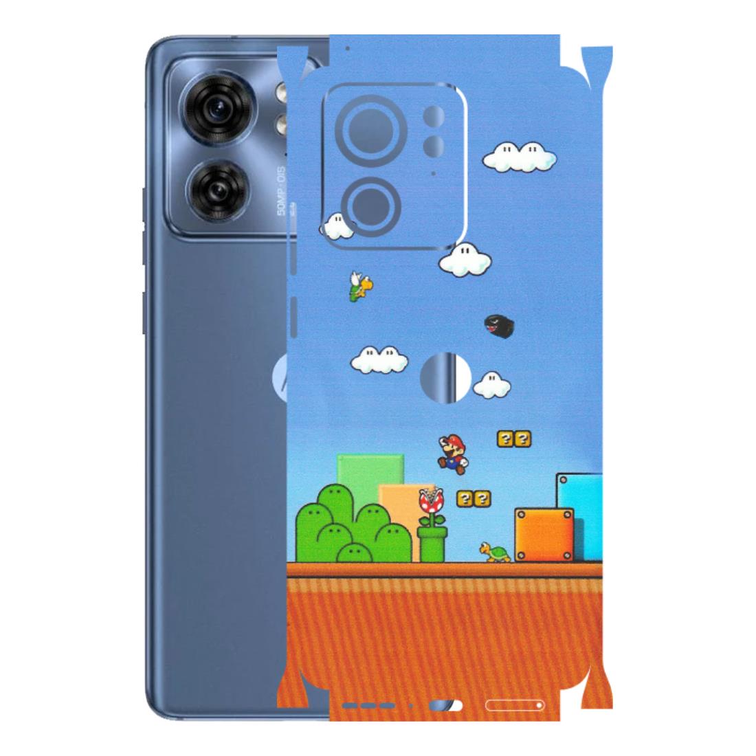 Motorola Phone Skins (All Models) - Mario Game Scene - Matte Finish (M-24) Moto Edge 40 (5G)